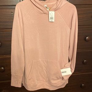 NWT hooded, buttery-soft sweatshirt by RBX, sz S